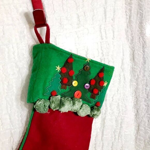Christmas Trees Wool Blend Classic Christmas Stocking - Picture 4 of 10